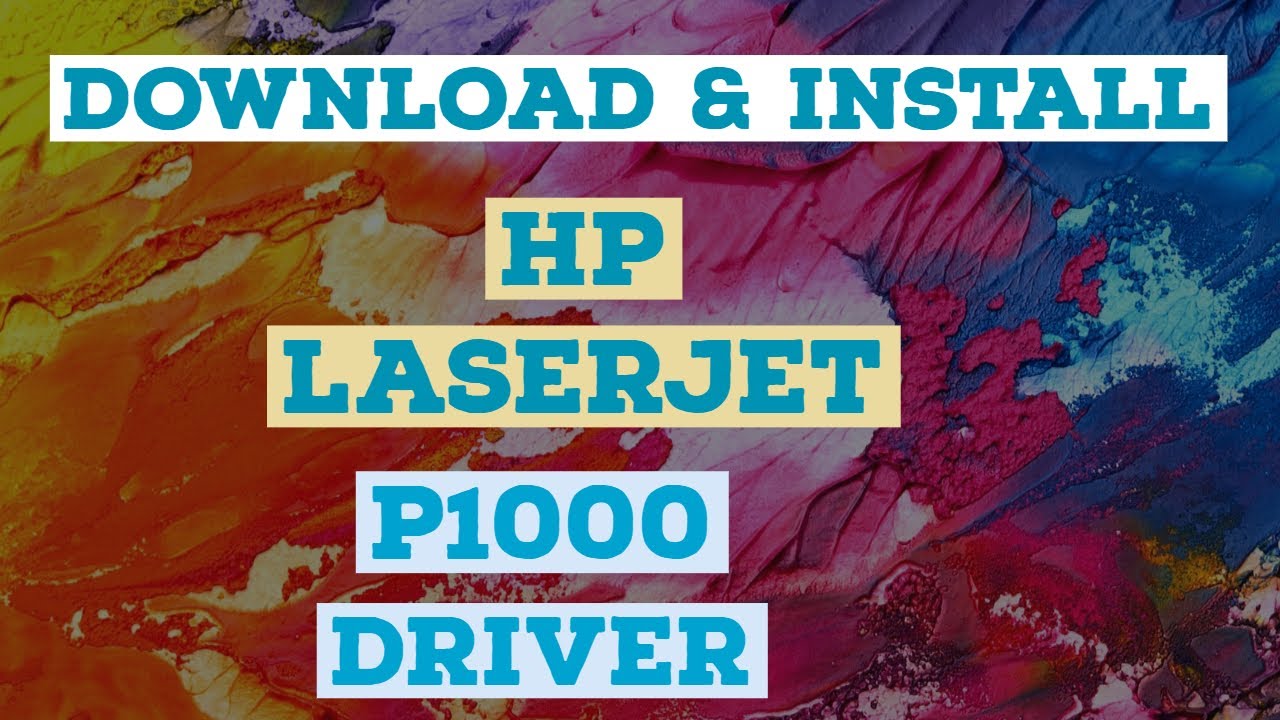hp printer drivers for windows 10 install